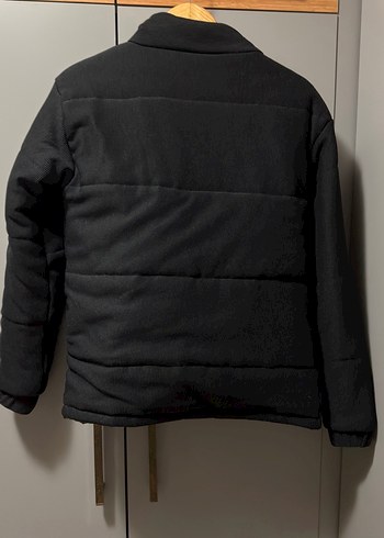 Siyah Fermuarlı Kadın Kış Montu - Görsel 5