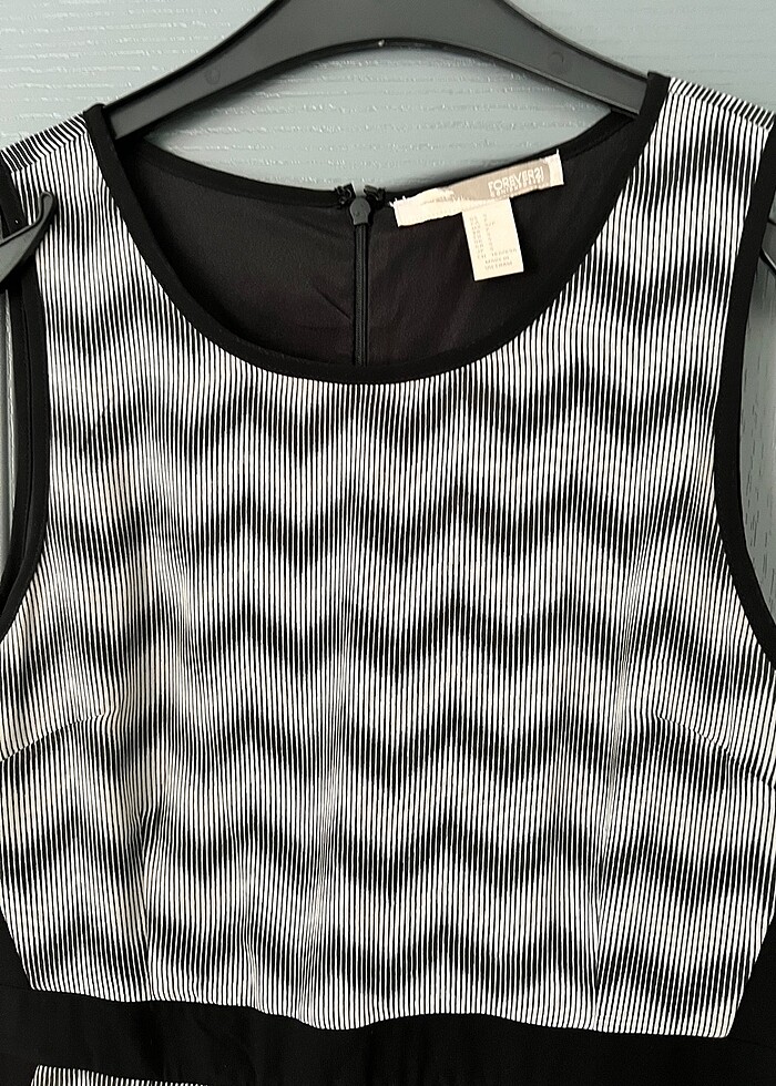 FOREVER21 ZEBRA DESEN MİNİ ELBİSE - Görsel 2