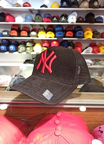 NY New York Baskılı Süet Şapka Cap Unisex