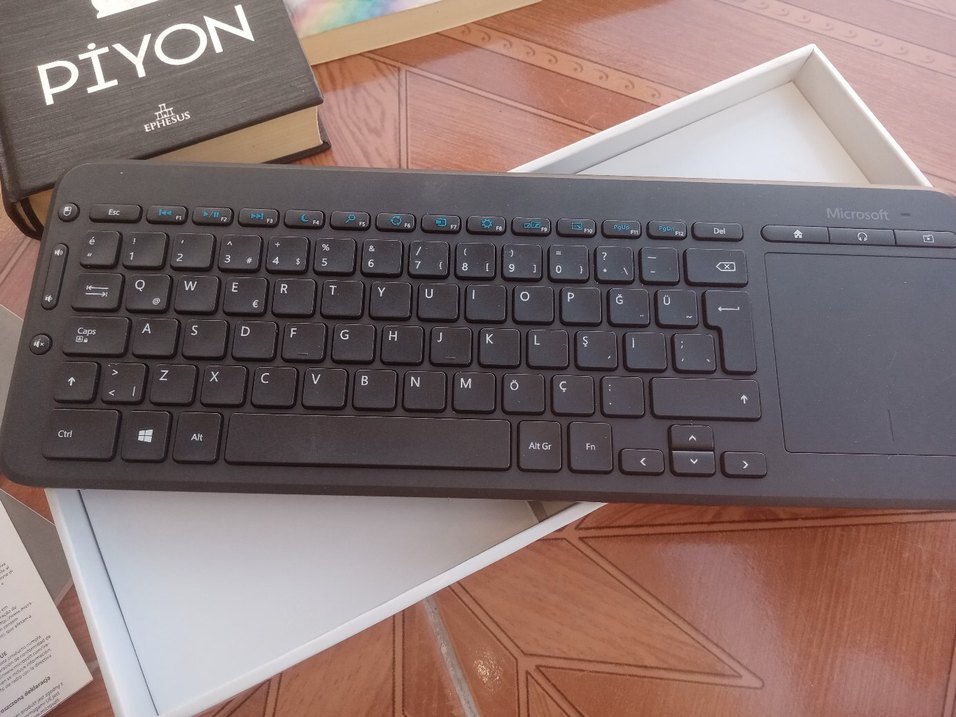 Siyah Kablosuz Klavye - Görsel 2