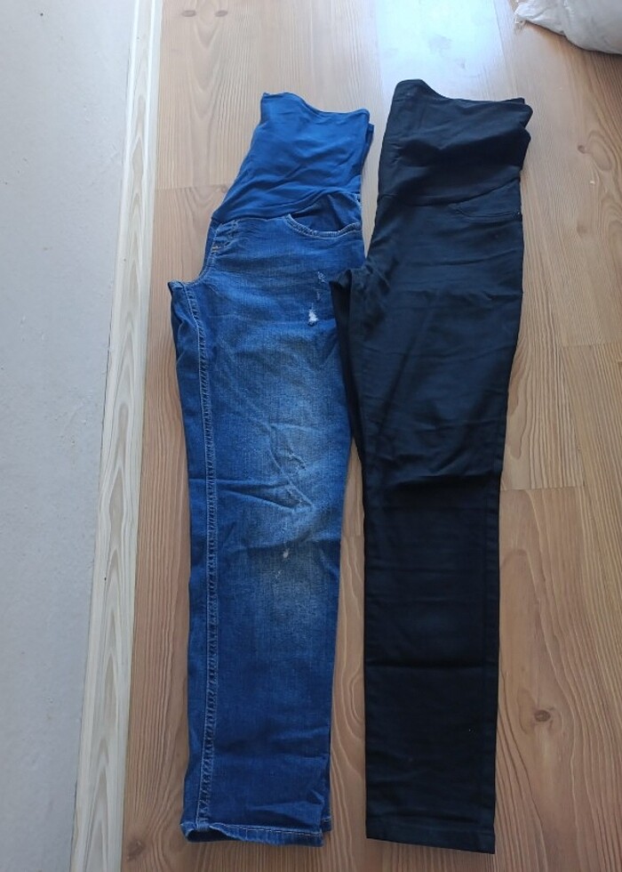 1adet  mavi Hamile pantolonu - Görsel 4
