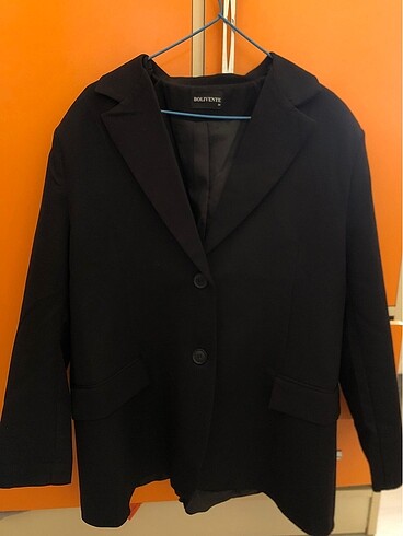 Bolivente siyah blazer ceket 