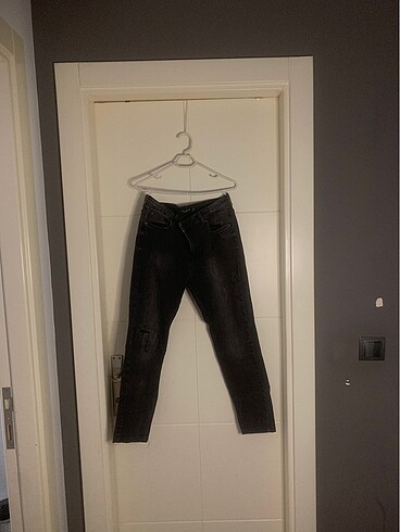 Bershka Gri Kot Pantolon