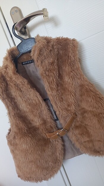 Peluş çocuk yeleği 
