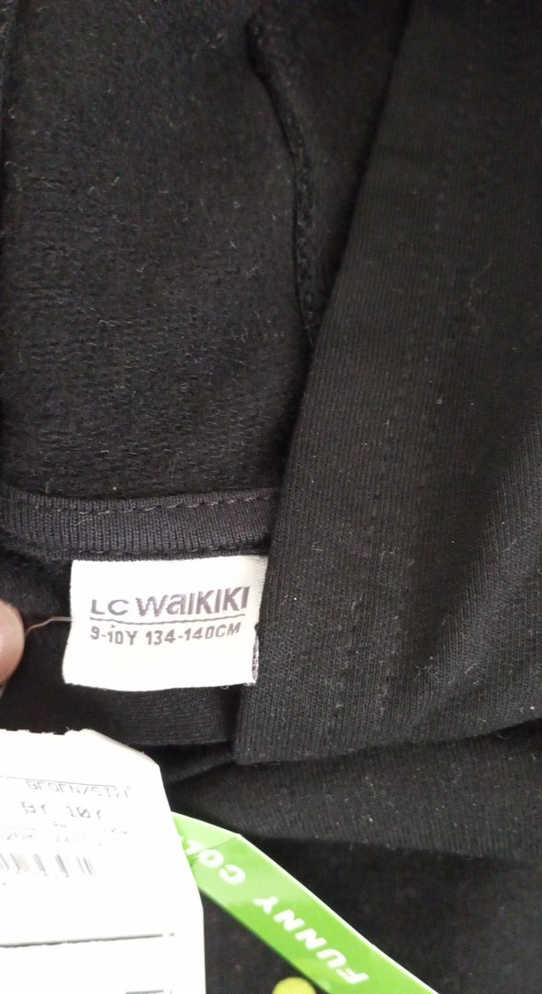 Erkek Çocuk Siyah Kapüşonlu Baskılı Sweatshirt - Görsel 4