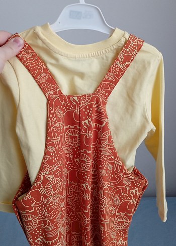 Renkli Desenli Erkek Çocuk Salopet - Görsel 5