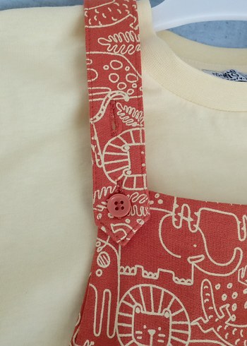 Renkli Desenli Erkek Çocuk Salopet - Görsel 3