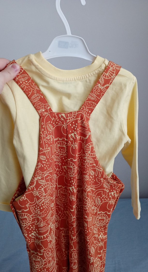 Renkli Desenli Erkek Çocuk Salopet - Görsel 5