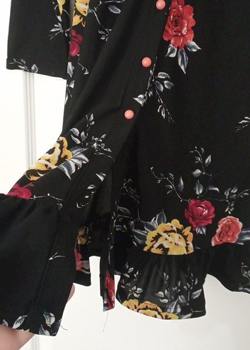 çiçekli tunik - Görsel 6