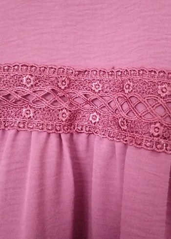 Bordo Uzun Kollu Bohem Triko Tunik - Görsel 5