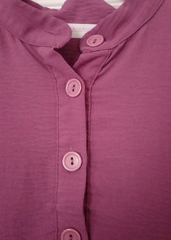 Bordo Uzun Kollu Bohem Triko Tunik - Görsel 3