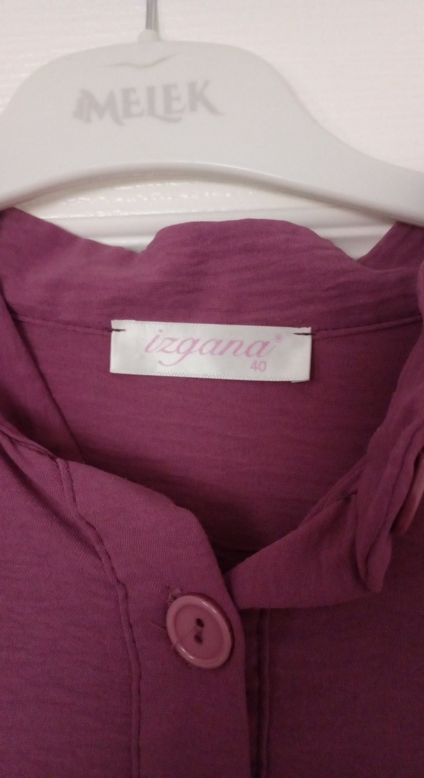 Bordo Uzun Kollu Bohem Triko Tunik - Görsel 4