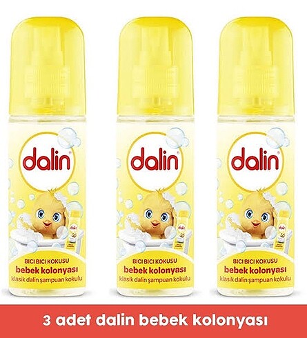 Dalin Bıcı Bıcı Kolonya 3 Lü