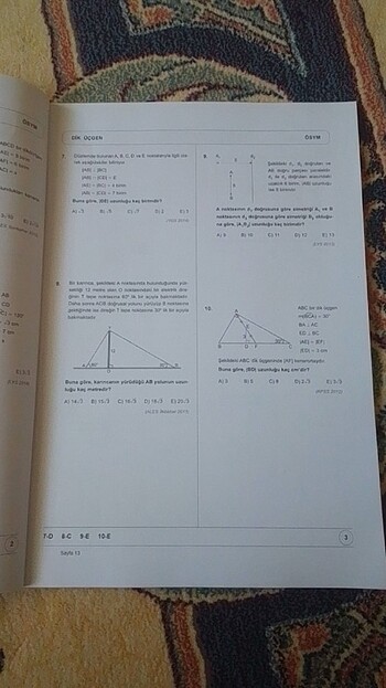  Geometri Çıkmış Sorular 