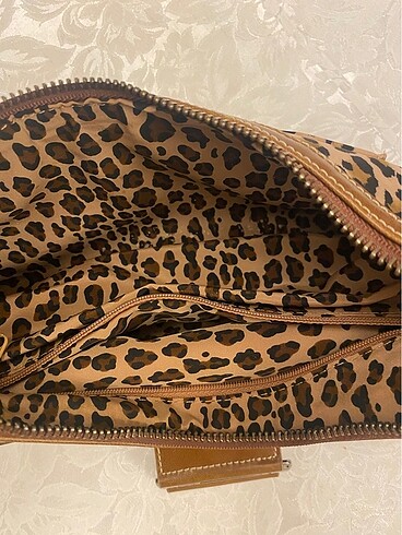 Beden kahverengi Renk Guess vintage leopar çanta