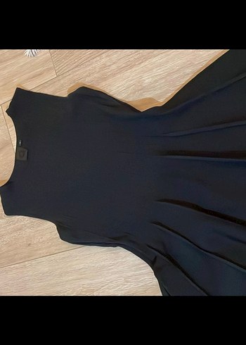 network que marka siyah triko elbise - Görsel 2