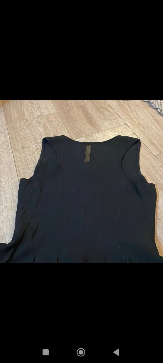 network que marka siyah triko elbise - Görsel 5