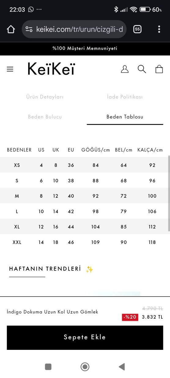 Keikei Düğmeli Lacivert Kadın Gömlek - Görsel 4