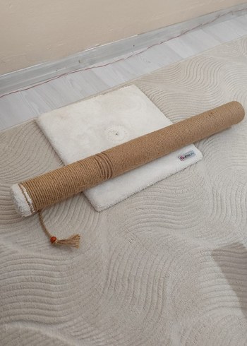 Bej 82 cm Kedi Tırmalama Tahtası - Görsel 2