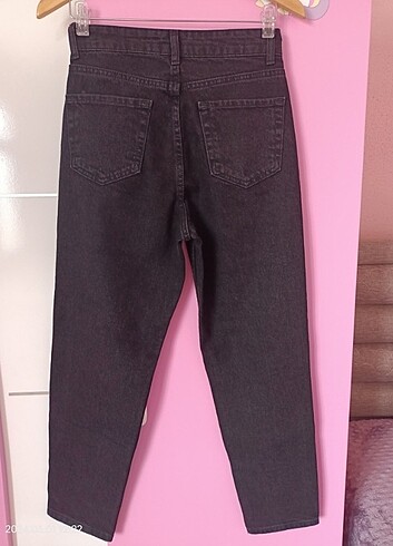Topshop Taşlı mom jeans sıfır