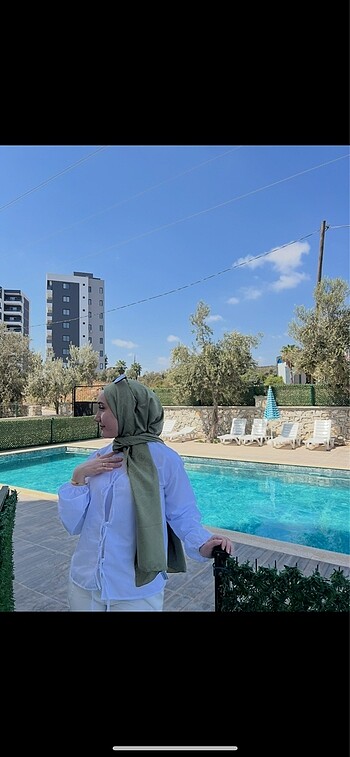 m Beden Trendyolmilla bağcıklı dokuma gömlek