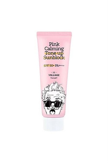 Village 11 Factory Pink Calming Tone Up Sun Block Deluxe 25ml SP