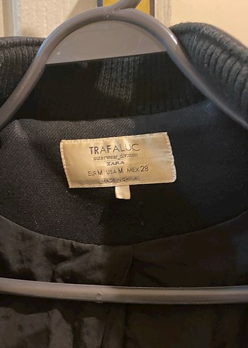 Zara siyah Fermuarlı Mont - Görsel 4