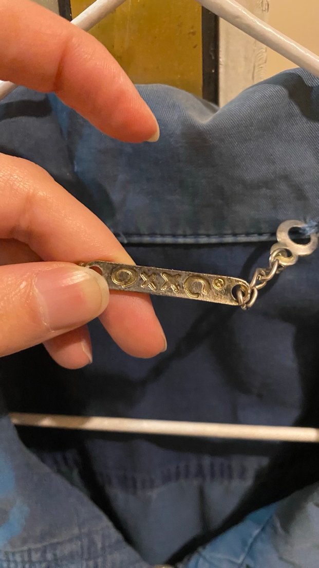 Oxxo Kemerli Lacivert Kot Trençkot - Görsel 4