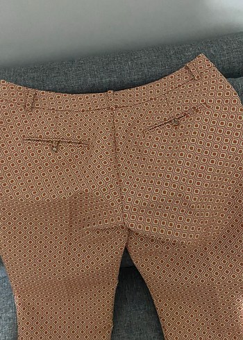 Desenli Kadın Kumaş Pantolon - Görsel 4