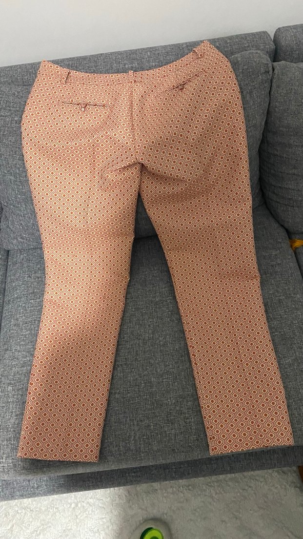 Desenli Kadın Kumaş Pantolon - Görsel 3