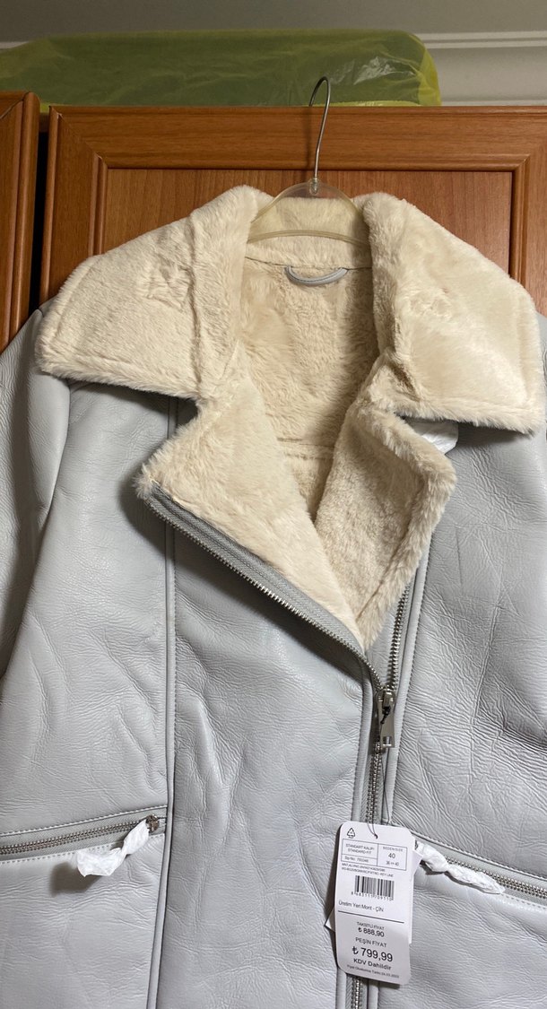 Kadın biker ceket - Görsel 3