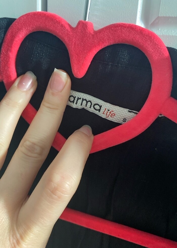 Siyah kısa gömlek - Görsel 3