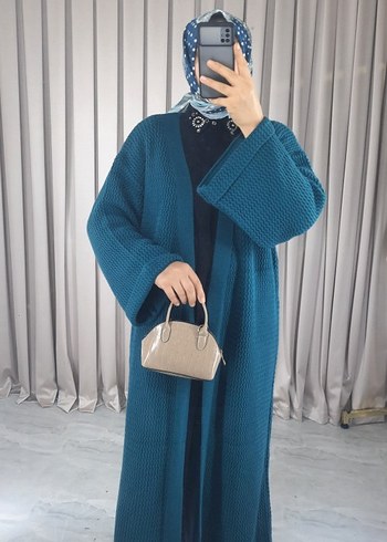 universal Beden ekru Uzun Triko Kadın hırka salaş model