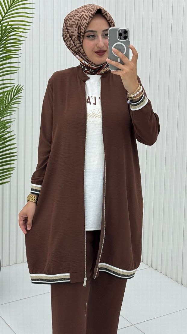 tesettür üçlü takım ÇOK BEĞENECEKSİNİZ GİY ÇIK - Görsel 2