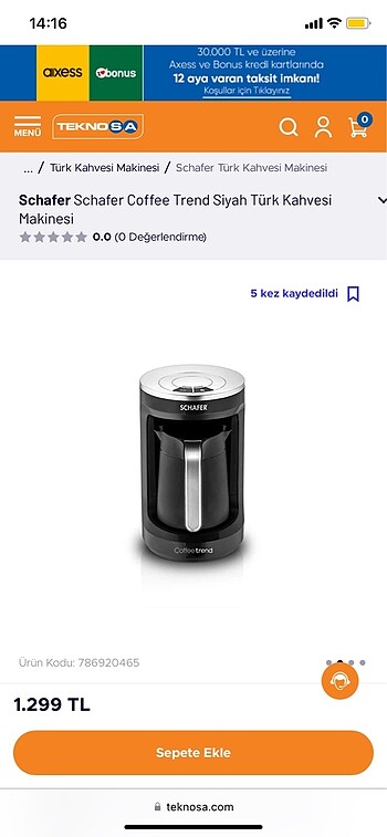 Kahve makinesi