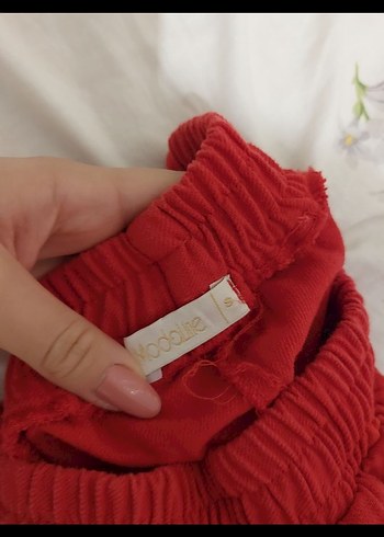 s Beden kırmızı Renk Bol paça eşofman altı
