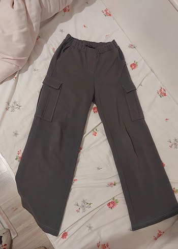 s Beden kahverengi Renk Bershka bol paça eşofman