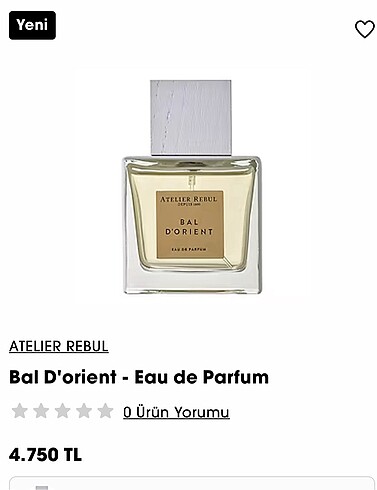 Atelierrebul bal d?orient edp