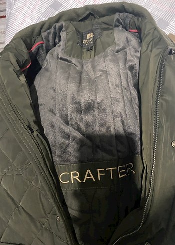 Fermuarlı ve Düğmeli Koyu Yeşik  Mont - Görsel 3