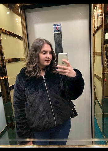 Siyah Parlak Kadın Ceket - Görsel 2