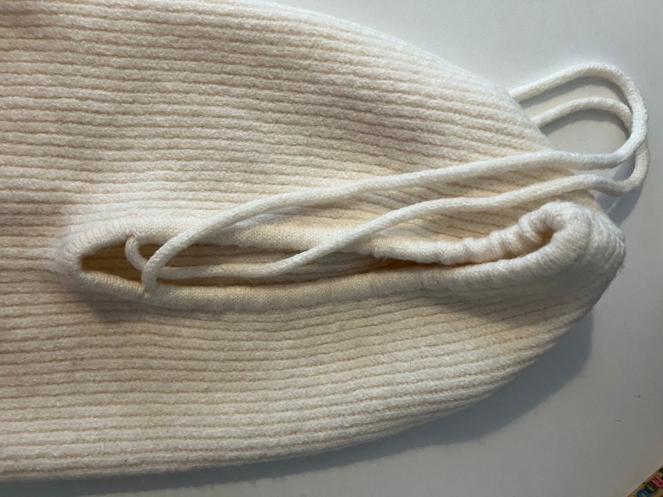 Zara  Fitilli Bağcıklı Kapüşon - Görsel 5