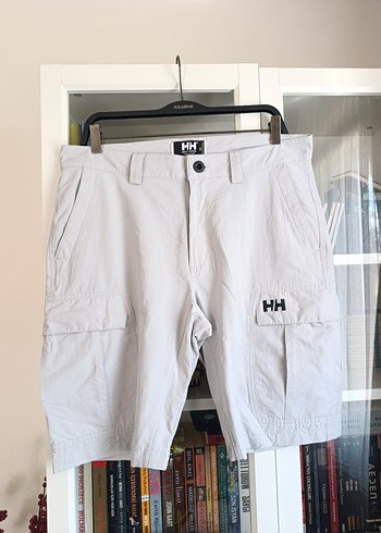 Helly Hansen Beyaz Bel Detaylı Erkek Midi Şort