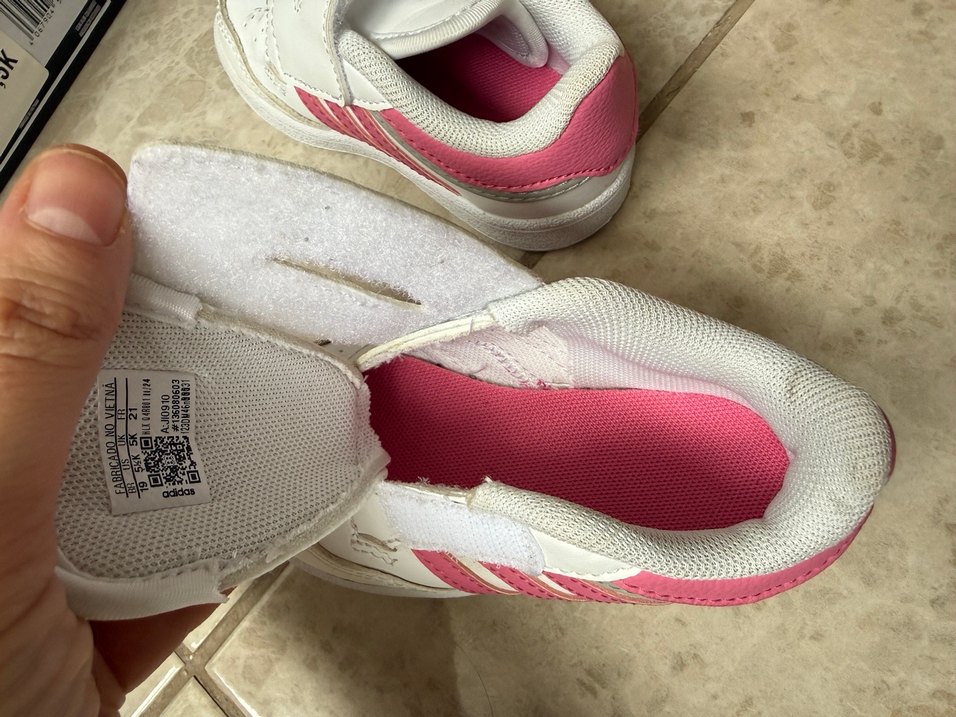 Kız Çocuk Pembe Bantlı Spor Ayakkabı - Görsel 4