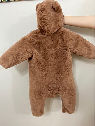 Zara kız bebek kürk tulum - Görsel 3