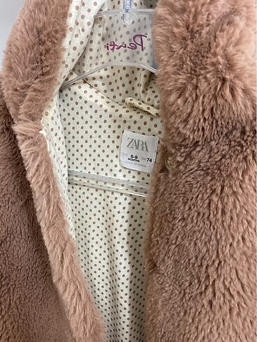 Zara kız bebek kürk tulum - Görsel 4