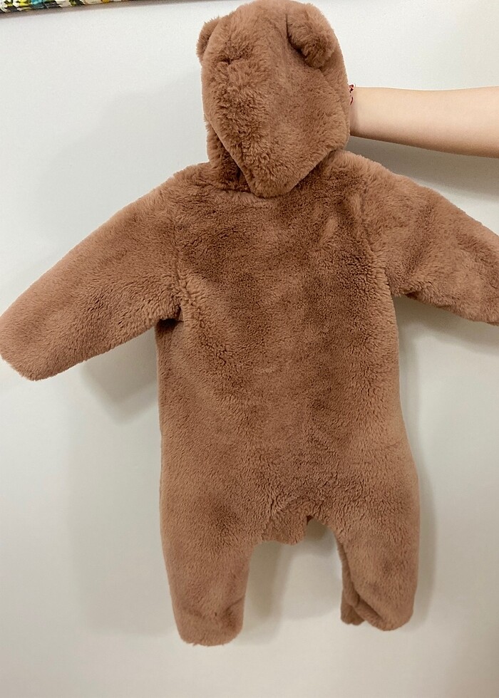 Zara kız bebek kürk tulum - Görsel 3
