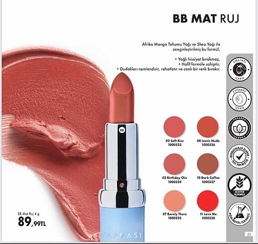 Farmasi 08 Bb ruj
