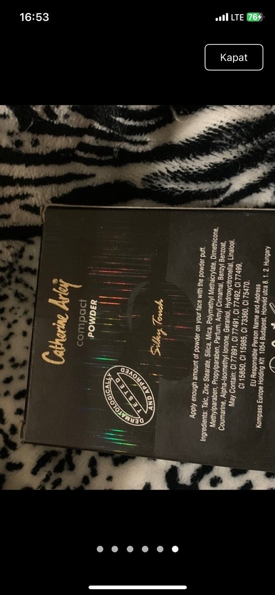 Catherine Arley Silky Touch Pudra - Görsel 3