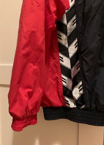 Erima Siyah Kırmızı ceket vintage - Görsel 7