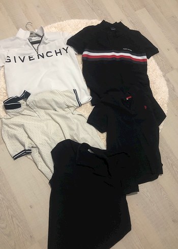 Siyah Kısa Kollu Fitted Polo Tişört